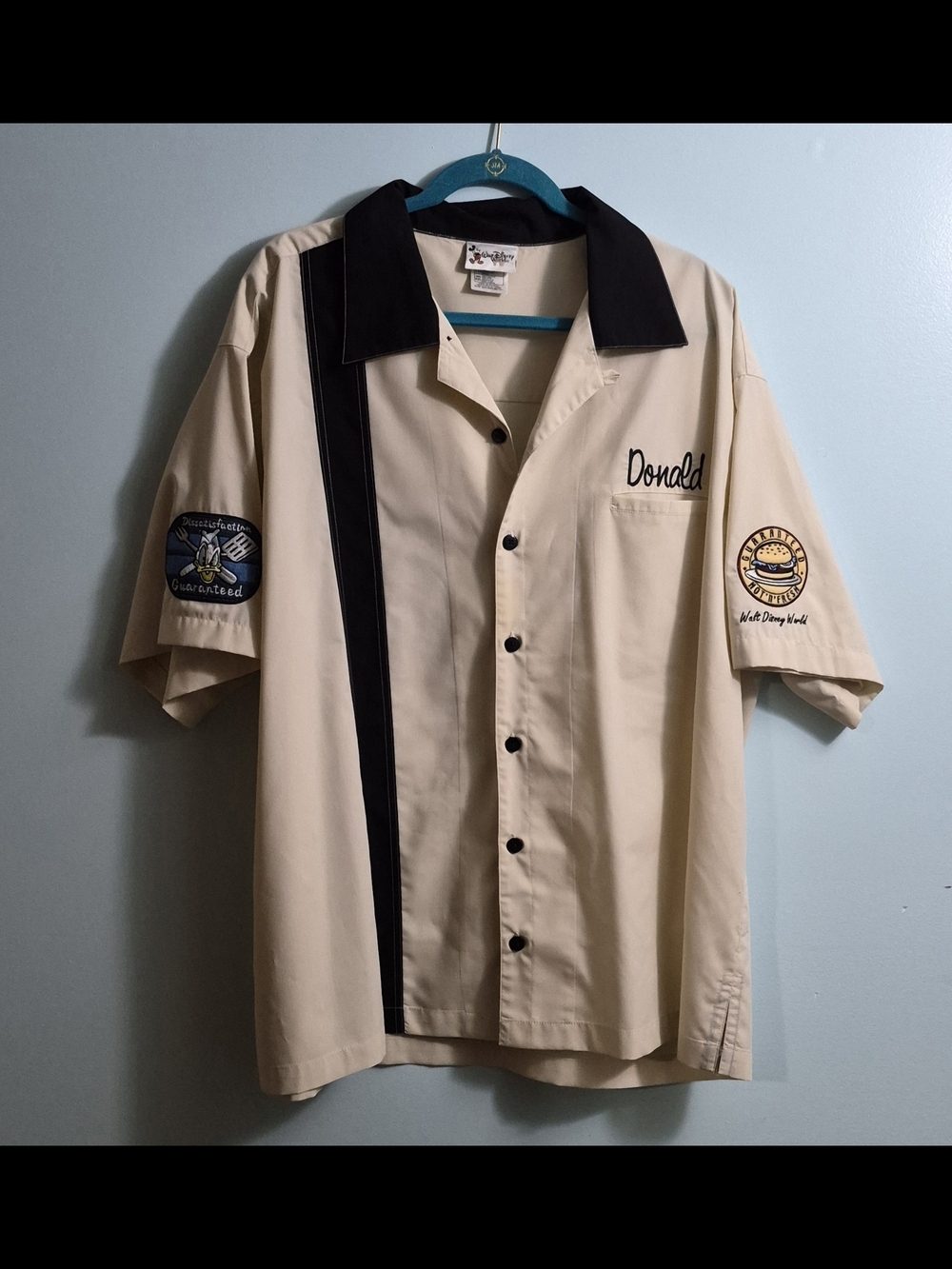 Disney Donald Duck Diner Button Shirt